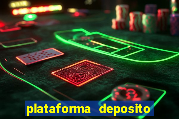 plataforma deposito minimo 1 real