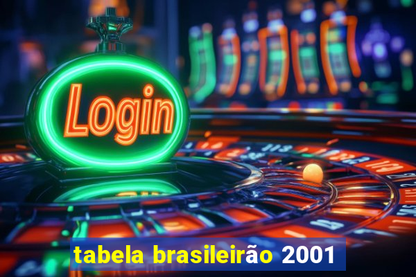 tabela brasileirão 2001