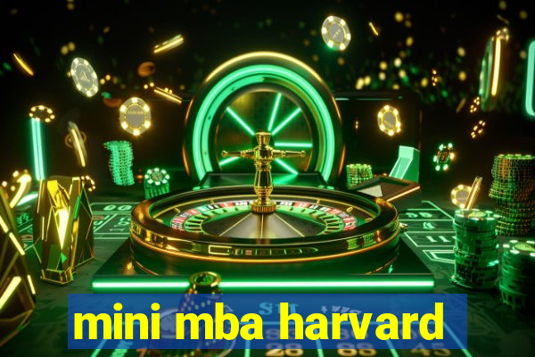 mini mba harvard