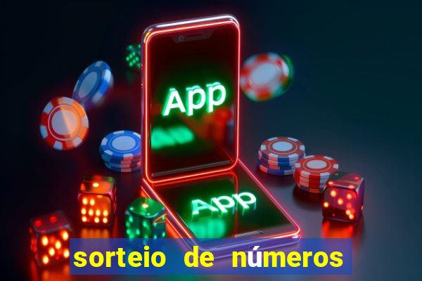 sorteio de números para bingo