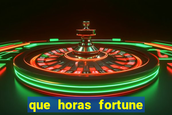 que horas fortune tiger paga