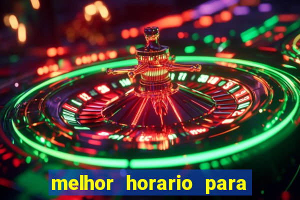 melhor horario para jogar fortune mouse