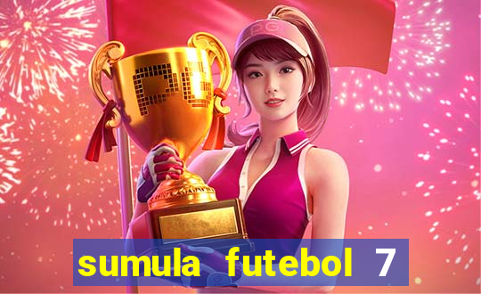 sumula futebol 7 society excel