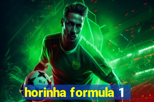 horinha formula 1