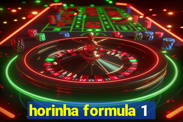 horinha formula 1