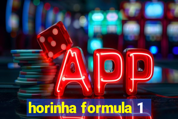 horinha formula 1