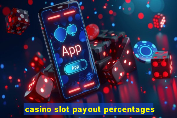 casino slot payout percentages