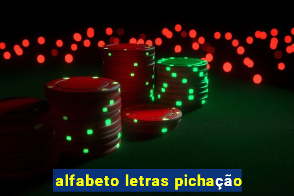 alfabeto letras pichação