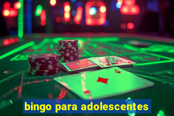 bingo para adolescentes