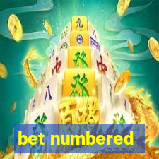 bet numbered