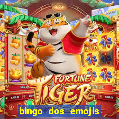 bingo dos emojis para imprimir