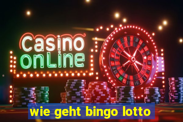 wie geht bingo lotto