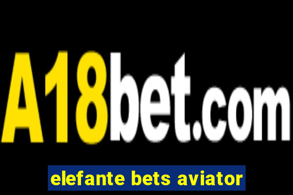 elefante bets aviator