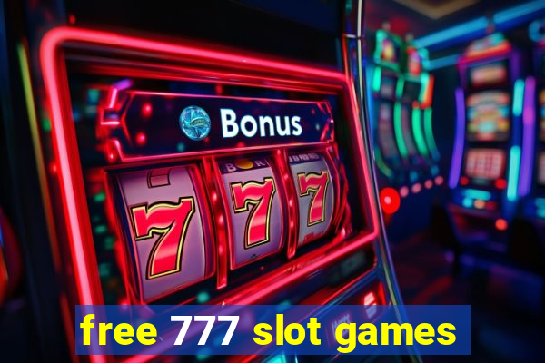 free 777 slot games