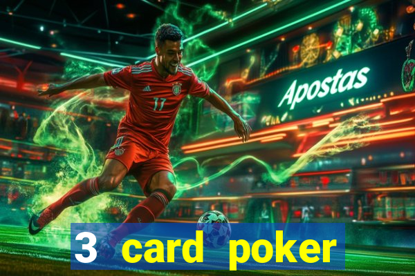 3 card poker casino game