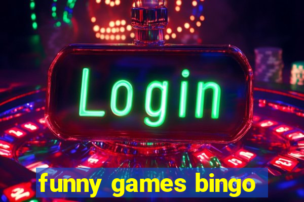 funny games bingo