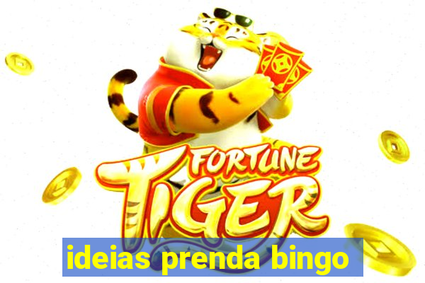 ideias prenda bingo