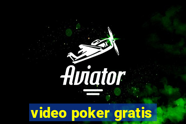 video poker gratis