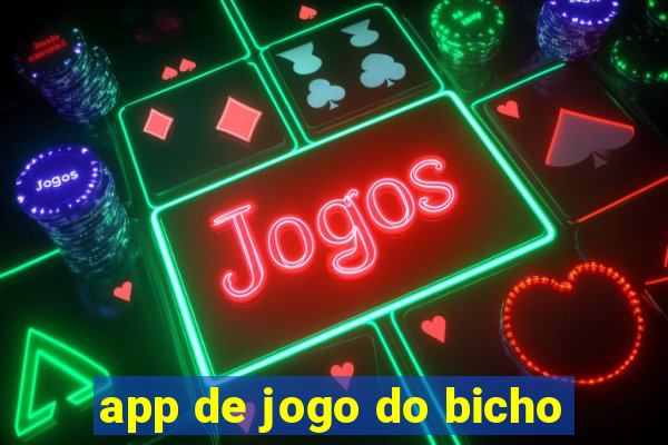 app de jogo do bicho