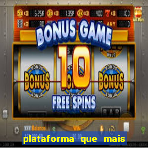 plataforma que mais ta pagando no fortune tiger