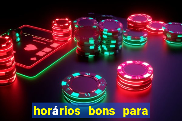 horários bons para jogar fortune tiger