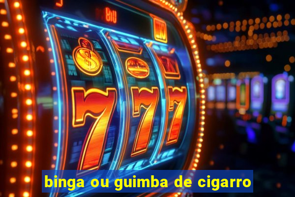 binga ou guimba de cigarro