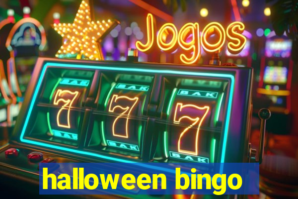 halloween bingo