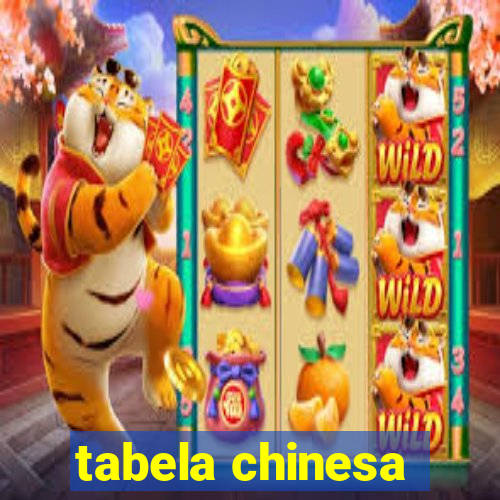 tabela chinesa