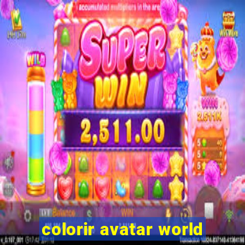 colorir avatar world