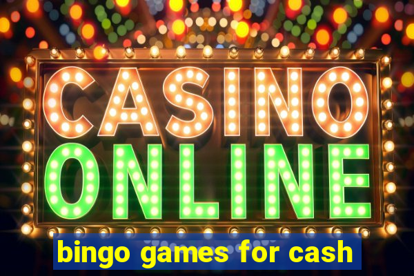 bingo games for cash