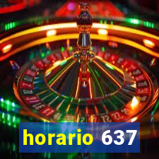 horario 637