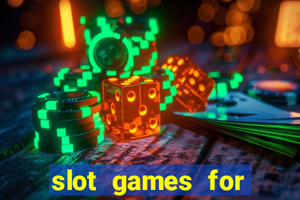 slot games for real money