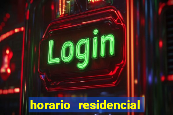 horario residencial das flores