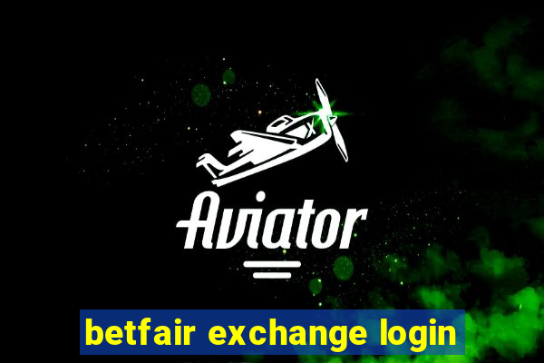 betfair exchange login