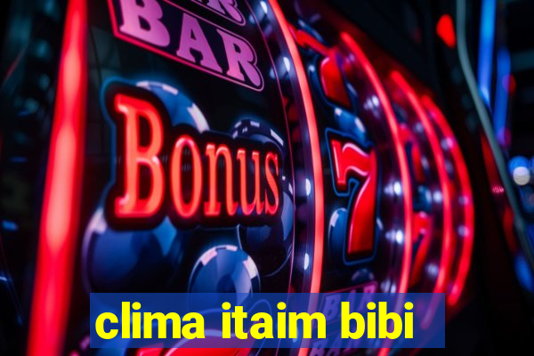 clima itaim bibi