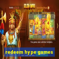 redeem hype games