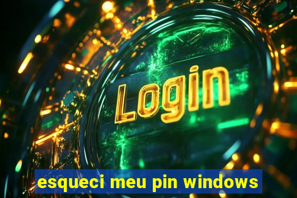 esqueci meu pin windows