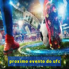 proximo evento do ufc