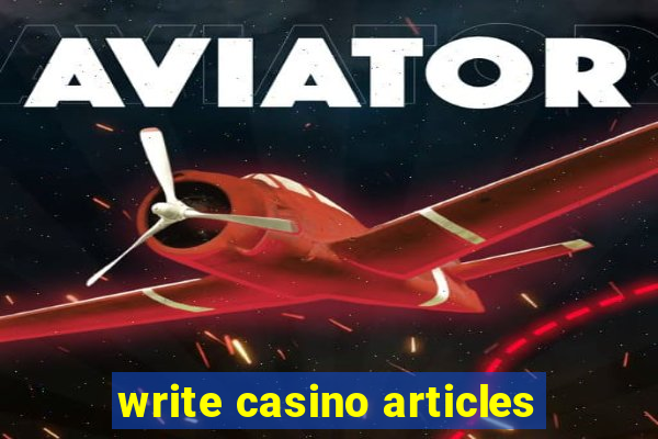 write casino articles