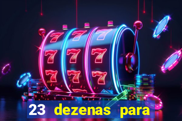 23 dezenas para lotofácil com retorno do investimento