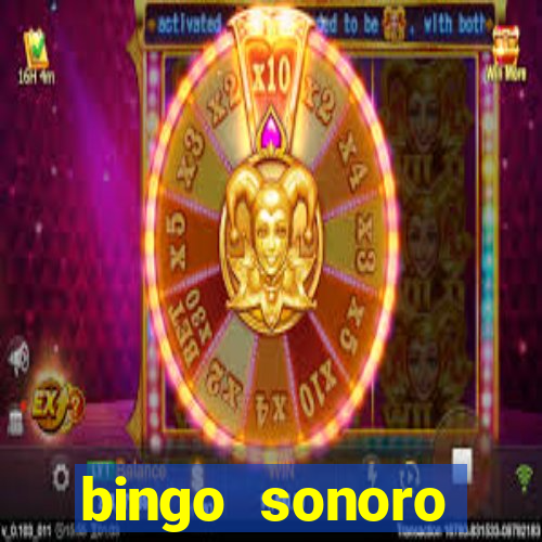 bingo sonoro educa??o infantil