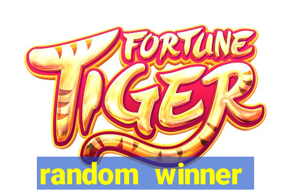 random winner triple play slot