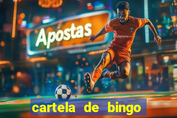 cartela de bingo até 30