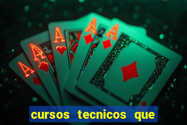 cursos tecnicos que mais empregam