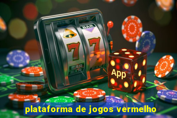 plataforma de jogos vermelho