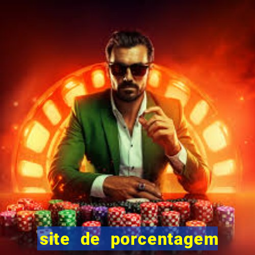 site de porcentagem dos slots