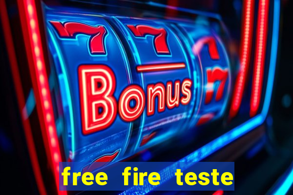 free fire teste grátis jogar agora