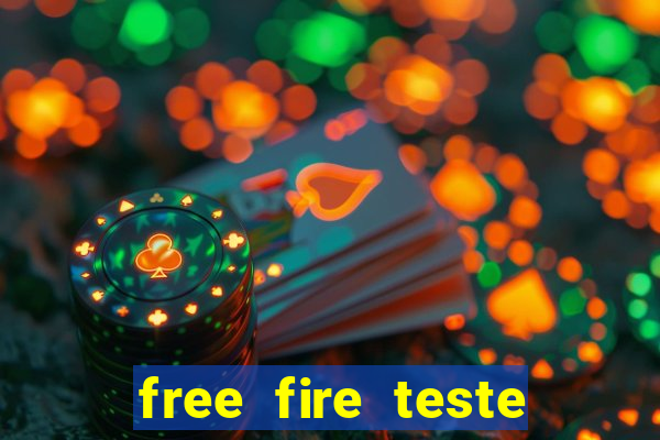 free fire teste grátis jogar agora