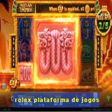 rolex plataforma de jogos