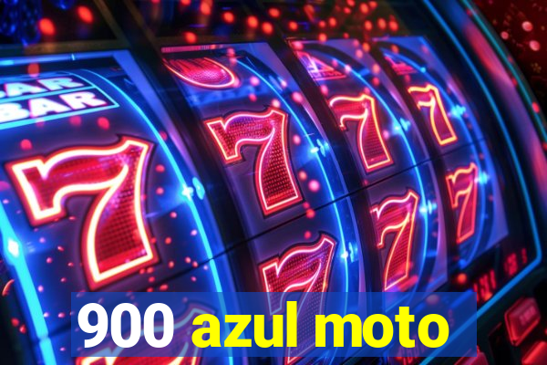 900 azul moto